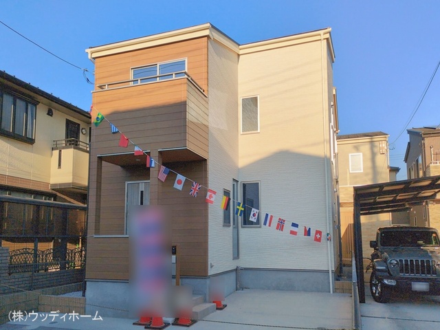 埼玉県越谷市東大沢2丁目の新築戸建て完成写真 2026年1月15日撮影