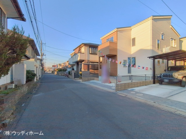 埼玉県越谷市東大沢2丁目の新築戸建て完成写真 2026年1月15日撮影