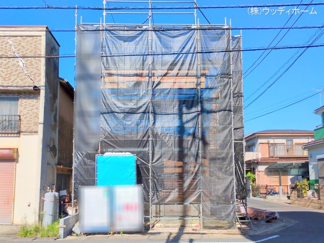 埼玉県越谷市宮本町4丁目の新築戸建て上棟写真 2025年9月23日撮影