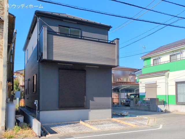 埼玉県越谷市宮本町４丁目の新築戸建て外構写真 2025年11月25日撮影