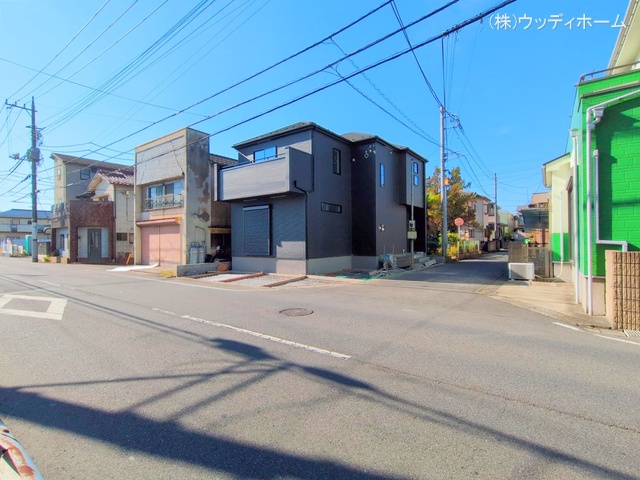 埼玉県越谷市宮本町４丁目の新築戸建て外構写真 2025年11月25日撮影