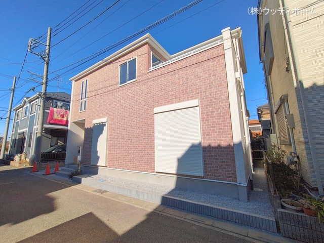 埼玉県越谷市大字大泊の新築戸建て完成写真 2026年1月7日撮影