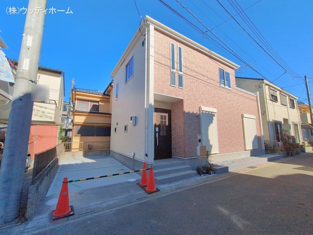 埼玉県越谷市大字大泊の新築戸建て完成写真 2026年1月7日撮影