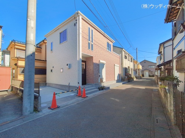 埼玉県越谷市大字大泊の新築戸建て完成写真 2026年1月7日撮影