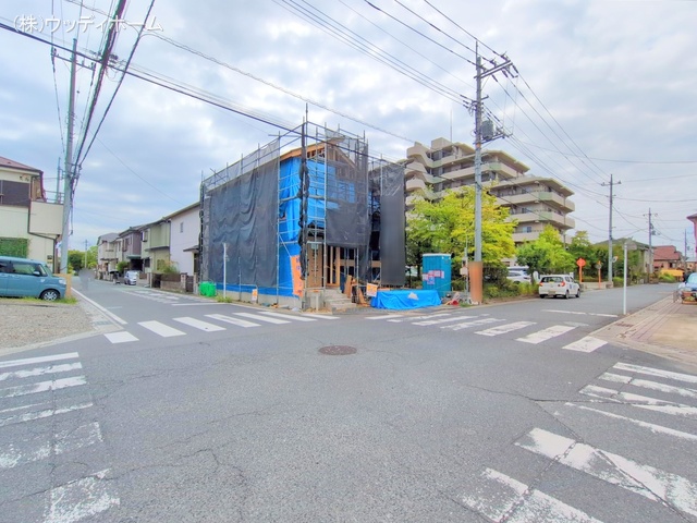 埼玉県越谷市平方南町の新築戸建て上棟写真 2025年8月13日撮影