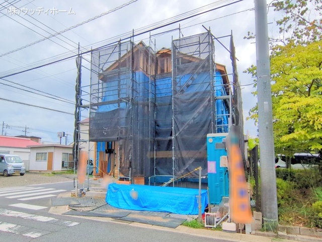 埼玉県越谷市平方南町の新築戸建て上棟写真 2025年8月13日撮影