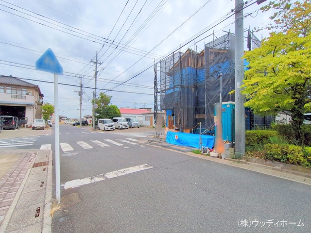 埼玉県越谷市平方南町の新築戸建て上棟写真 2025年8月13日撮影