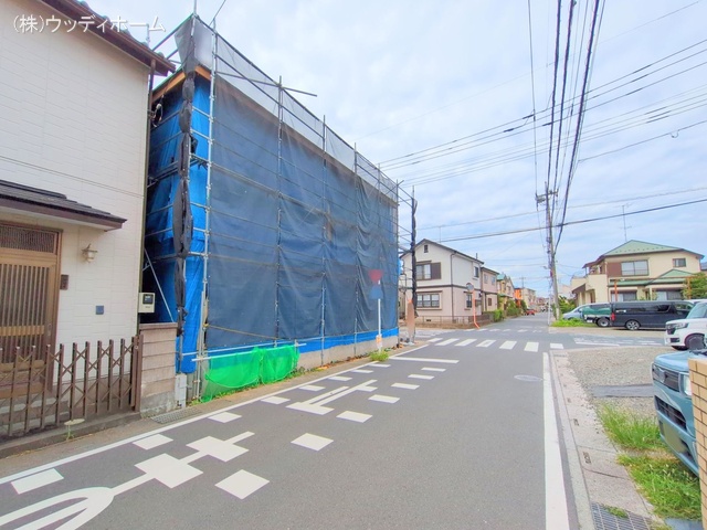埼玉県越谷市平方南町の新築戸建て上棟写真 2025年8月13日撮影