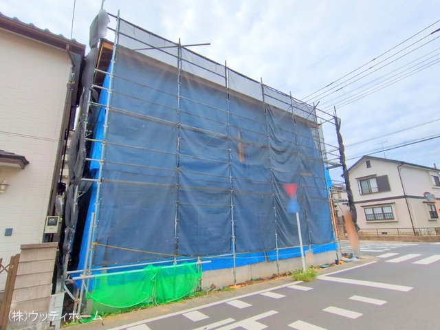 埼玉県越谷市平方南町の新築戸建て上棟写真 2025年8月13日撮影