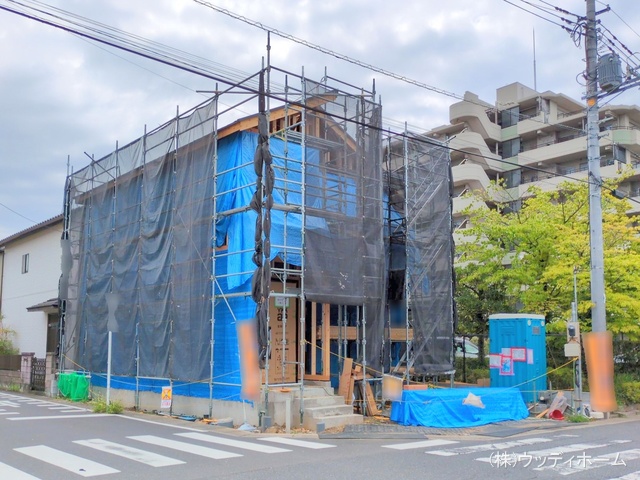 埼玉県越谷市平方南町の新築戸建て上棟写真 2025年8月13日撮影