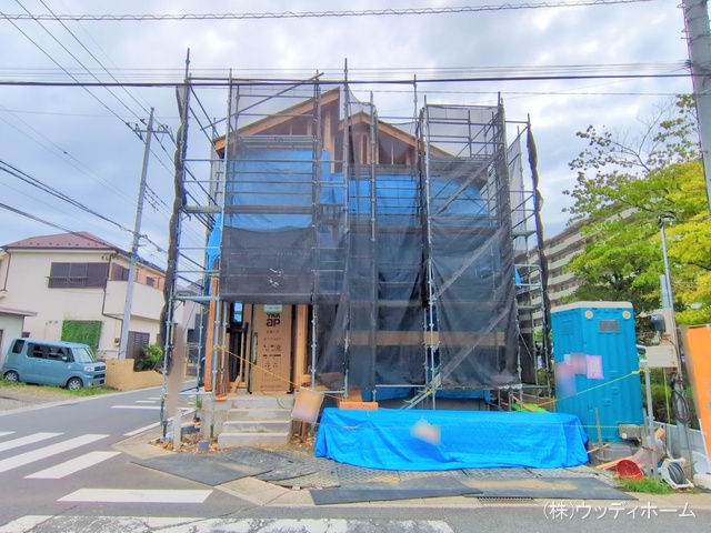 埼玉県越谷市平方南町の新築戸建て上棟写真 2025年8月13日撮影