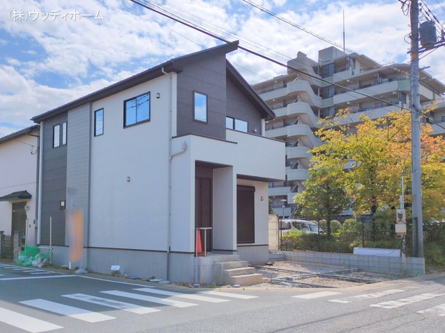埼玉県越谷市平方南町の新築戸建て外構写真 2025年9月29日撮影