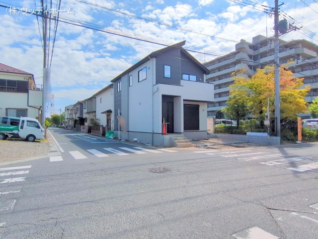 埼玉県越谷市平方南町の新築戸建て外構写真 2025年9月29日撮影