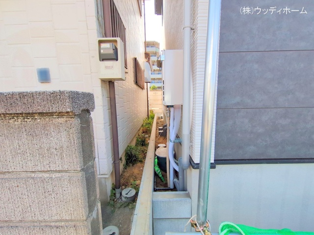 埼玉県越谷市平方南町の新築戸建て外構写真 2025年9月29日撮影