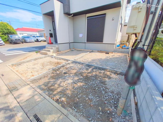 埼玉県越谷市平方南町の新築戸建て外構写真 2025年9月29日撮影