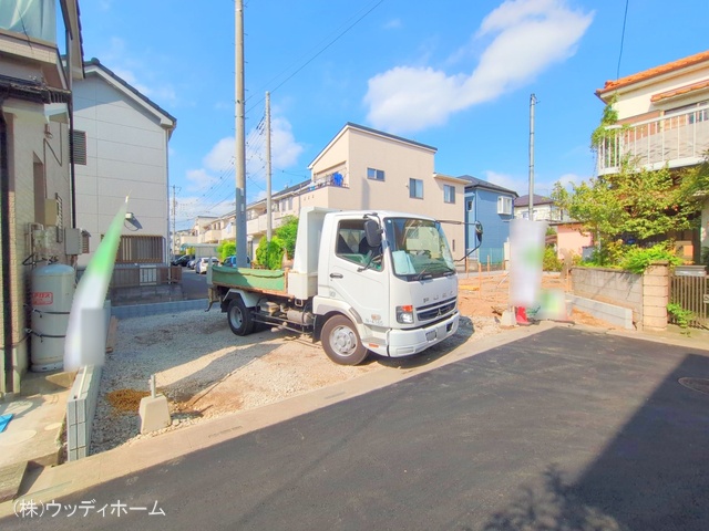 埼玉県越谷市大沢の新築戸建て基礎写真 2025年8月28日撮影