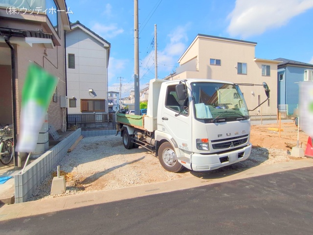 埼玉県越谷市大沢の新築戸建て基礎写真 2025年8月28日撮影