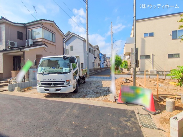 埼玉県越谷市大沢の新築戸建て基礎写真 2025年8月28日撮影