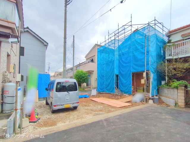 埼玉県越谷市大沢の新築戸建て上棟写真 2025年10月5日撮影