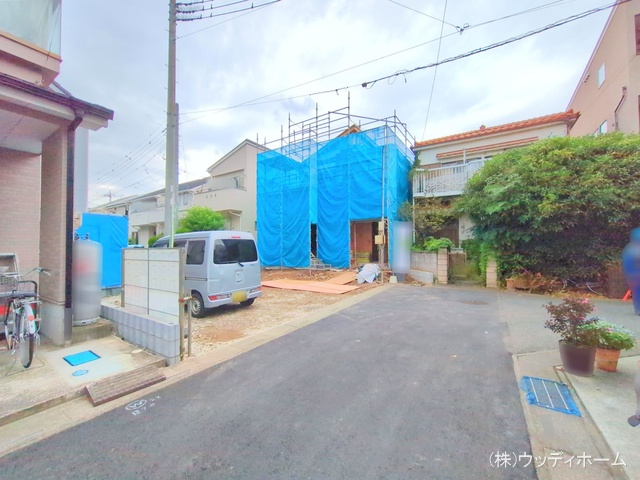 埼玉県越谷市大沢の新築戸建て上棟写真 2025年10月5日撮影