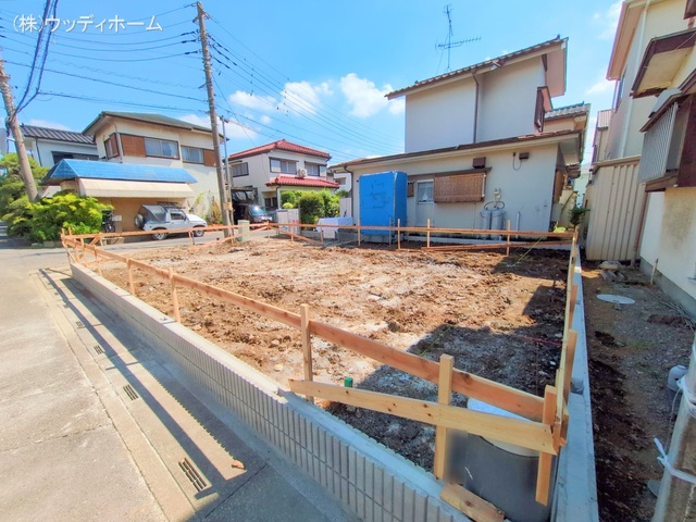 埼玉県越谷市大字南荻島の新築戸建て基礎写真 2025年9月7日撮影