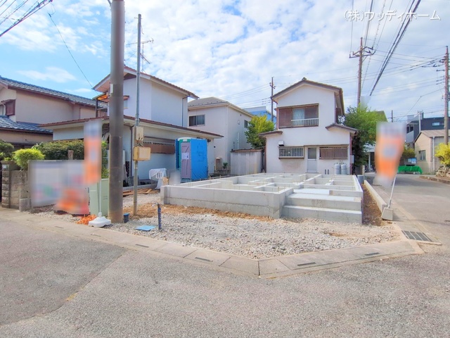 埼玉県越谷市大字南荻島の新築戸建て基礎写真 2025年9月29日撮影