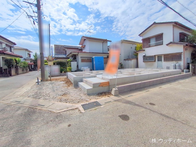 埼玉県越谷市大字南荻島の新築戸建て基礎写真 2025年9月29日撮影