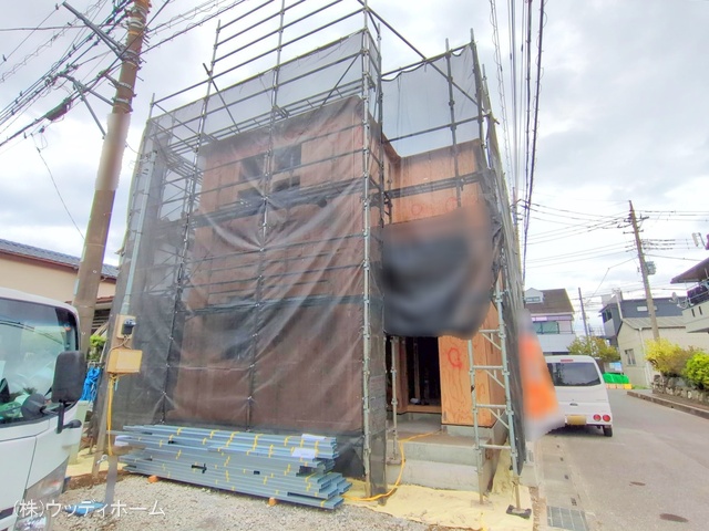 埼玉県越谷市大字南荻島の新築戸建て上棟写真 2025年10月13日撮影