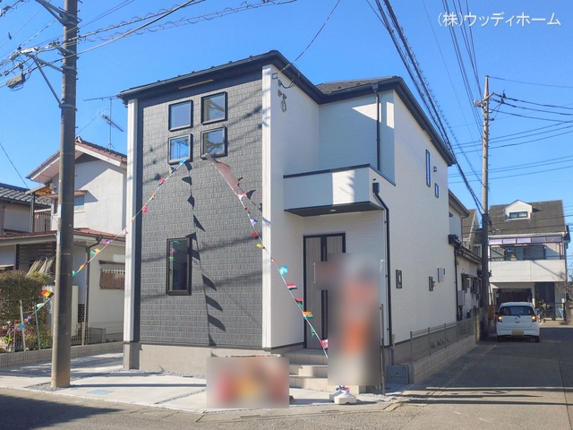 埼玉県越谷市大字南荻島の新築戸建て完成写真 2026年1月8日撮影