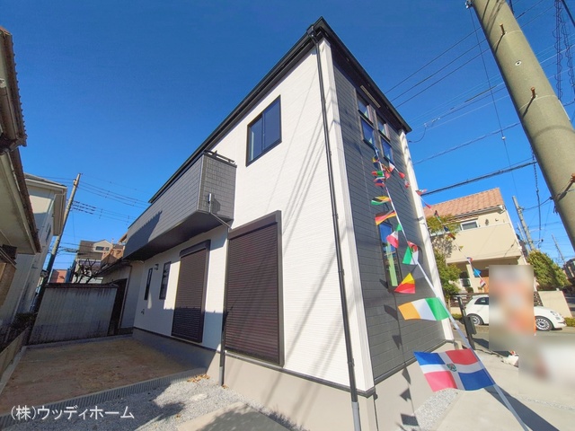 埼玉県越谷市大字南荻島の新築戸建て完成写真 2026年1月8日撮影