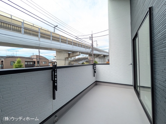 埼玉県越谷市登戸町の新築戸建てバルコニー写真 2025年9月28日撮影