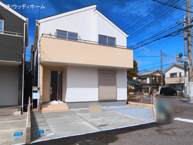 埼玉県越谷市大沢の新築戸建て完成写真 2026年3月3日撮影