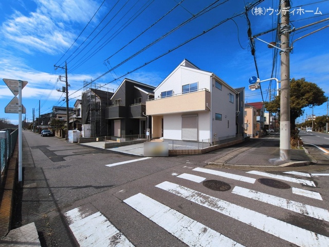 埼玉県越谷市大沢の新築戸建て完成写真 2026年3月3日撮影