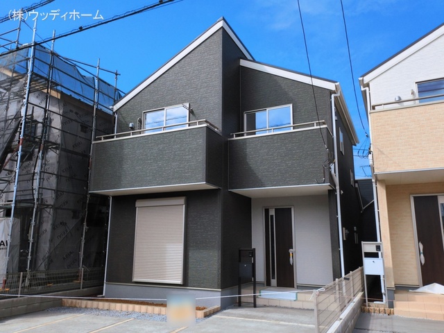 埼玉県越谷市大沢の新築戸建て完成写真 2026年3月3日撮影