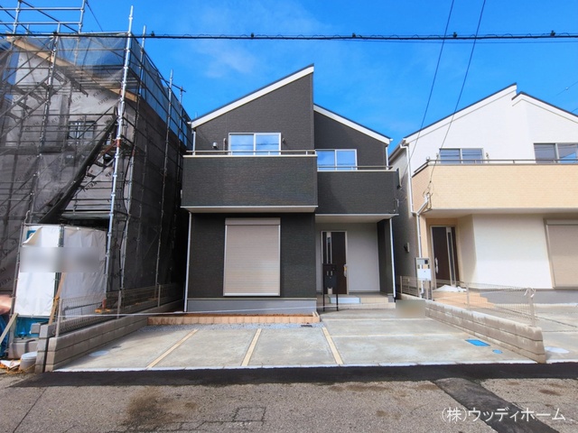 埼玉県越谷市大沢の新築戸建て完成写真 2026年3月3日撮影