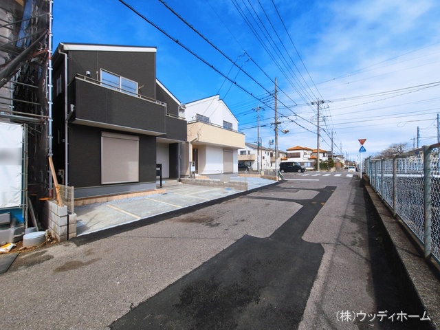 埼玉県越谷市大沢の新築戸建て完成写真 2026年3月3日撮影