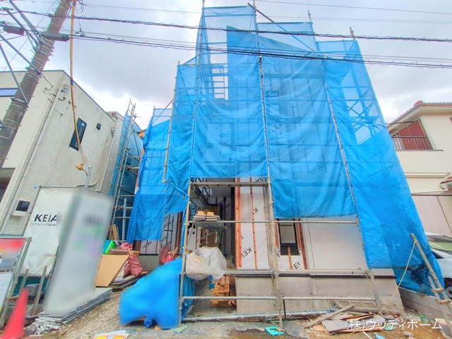埼玉県越谷市赤山町2丁目の新築戸建てシート写真 2025年10月13日撮影