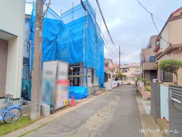 埼玉県越谷市赤山町2丁目の新築戸建てシート写真 2025年10月13日撮影
