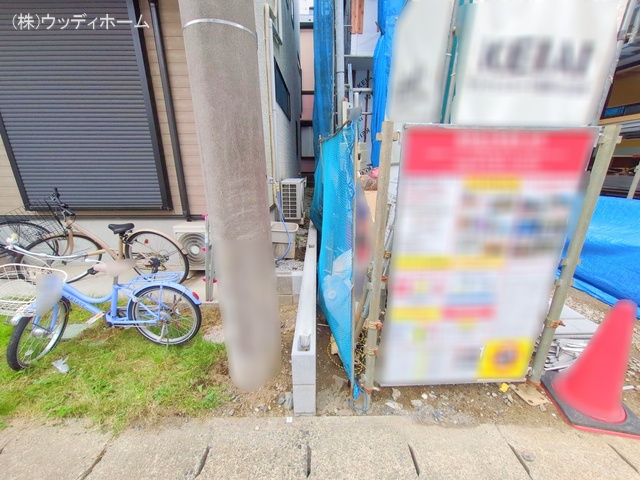 埼玉県越谷市赤山町2丁目の新築戸建てシート写真 2025年10月13日撮影