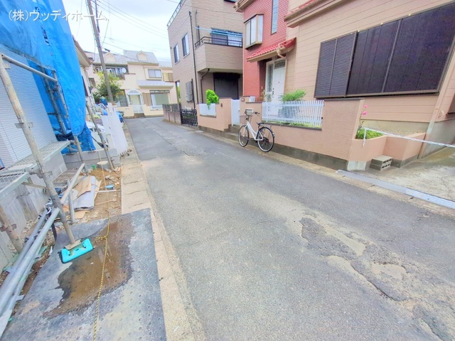 埼玉県越谷市赤山町2丁目の新築戸建てシート写真 2025年10月13日撮影
