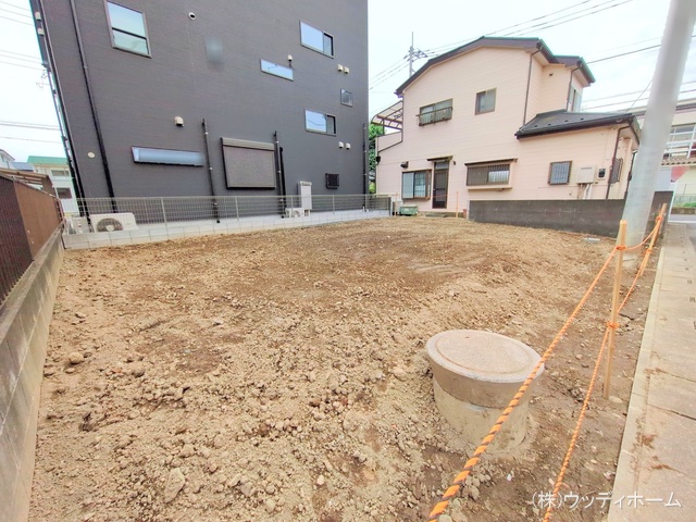 埼玉県越谷市東越谷6丁目の新築戸建て更地・土地写真 2025年10月2日撮影