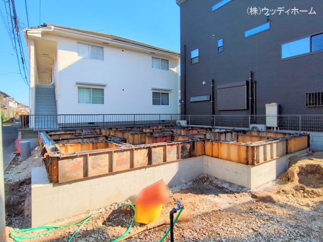 埼玉県越谷市東越谷６丁目の新築戸建て基礎写真 2025年11月19日撮影