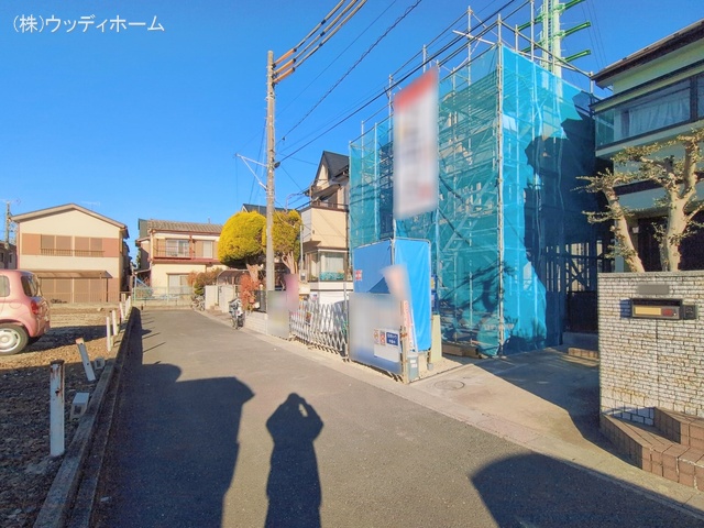 埼玉県越谷市大字大泊の新築戸建て上棟写真 2026年1月13日撮影