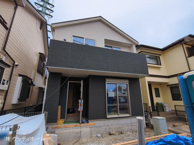 埼玉県越谷市大字大泊の新築戸建て外構写真 2026年3月1日撮影