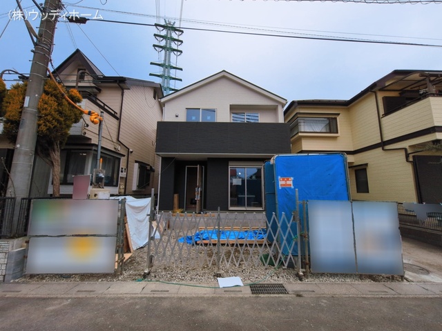 埼玉県越谷市大字大泊の新築戸建て外構写真 2026年3月1日撮影