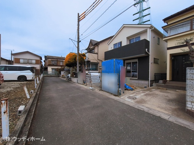 埼玉県越谷市大字大泊の新築戸建て外構写真 2026年3月1日撮影