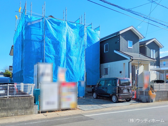埼玉県越谷市千間台西６丁目の新築戸建て上棟写真 2025年12月21日撮影