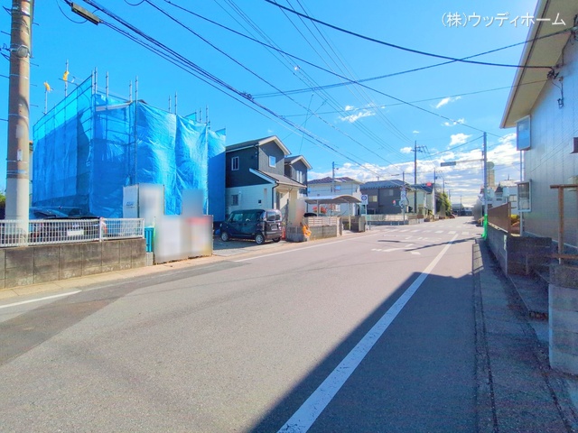 埼玉県越谷市千間台西６丁目の新築戸建て上棟写真 2025年12月21日撮影