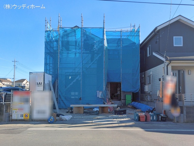 埼玉県越谷市千間台西6丁目の新築戸建てシート写真 2026年1月13日撮影