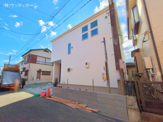 埼玉県越谷市大字大竹の新築戸建て外構写真 2025年12月21日撮影